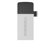 TRANS ND JetFlash 380S 8GB Dual USB 2.0 Flash Drive + micro USB Silver TS8GJF380S