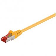 Patch-kabel cat6 15,0m gelb    s / ftp 2xrj45, lsoh, cu (68306)
