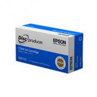 EPSON Tinte für EPSON Cd-Label-Printer PP 100, cyan Inhalt: 31,5 ml Discproducer PP-100N / PP-100AP / PP-100II / PP50 / PP-100IIBD /  PP-50BD (neu: C13S020688  /  alt: C13S020447 / PJIC1)