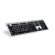 Logickeyboard xl-print white on black alba fr (mac) (lkb-lprntwb-cwmu-fr)