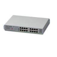ALLIED 16 port 10 / 100 / 1000TX unmanaged switch mit internal power supply EU Power Adapter (AT-GS910 / 16-50)