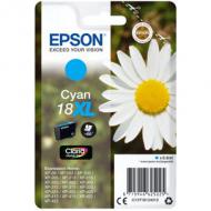 EPSON 18XL Tinte cyan hohe Kapazität 6.6ml 450 Seiten 1-pack blister ohne Alarm (C13T18124012)