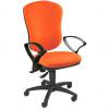 Bürodrehstul "Point 80", orange mit optionaler Armlehne Typ SU