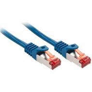 LINDY Basic Cat.6 S / FTP Kabel, blau, 1m Patchkabel (47352)