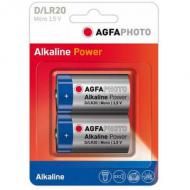 Agfaphoto batterie alkaline power -d   lr20 mono        2st. (110-802619)