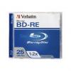 Bluray Verbatim 25GB 1pcs BD RE Jew.C 2x single layer 43615 02 EINZELN