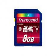 Trans nd MemCard SD 008GB SDHC Class 10 UHS-I (TS8 DHC10U1)