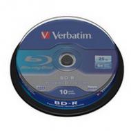 Verbatim Medium BD-R  /  25 GB  /  6x  /  10er  /  CB  /  Blu-Ray (43742)