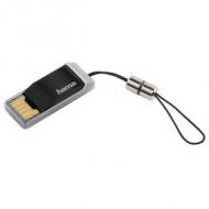 Hama USB 2.0 Kartenleser microSD microSDHC Schwarz 00090926