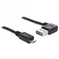 DELOCK Kabel EASY USB 2.0-A 90G gewinkelt Micro-B Stecker / Stecker 1 m (83382)