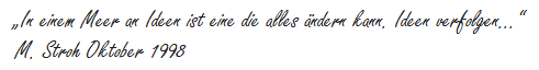 Ideen verfolgen...