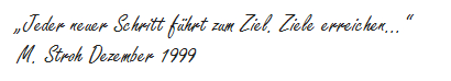 Ziele erreichen...