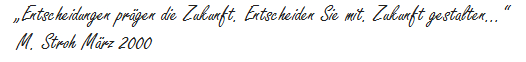 Zukunft gestalten...