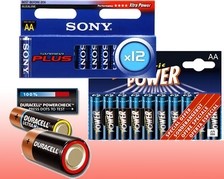 Rundzellen-Batterien, Batterien, Mini (AAAA)