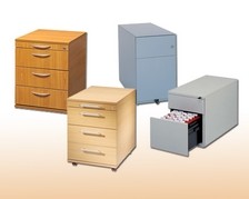 Schreibtisch-Container