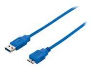EQUIP USB 3.0 Kabel A-Micro B 10-pin 2m S / S schwarz (128397)