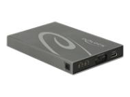 DELOCK Externes Gehäuse 2 x M.2 Key B SSD USB 3.1 Gen 2 USB Type-C Buchse mit RAID (42589)