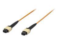 DIGITUS LWL Patchkabel MPO auf MPO Female OM2 Multimode 50 / 125 m 40m Methode A Mantel: orange Gehuse: beige (DK-2566-40)