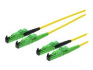 ASSMANN LWL Patchkabel E2000 APC auf E2000 APC DIAMOND Singlemode 09 / 125 Duplex Länge 2m LSOH (AL-9E2000-02I-DM)