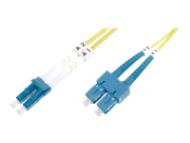 ASSMANN LWL Patchkabel E2000 (APC) auf SC (PC) Singlemode 09 / 125 Duplex Länge 5 m (AL-9E2000SC-05I)