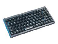 CHERRY Compact Keyboard USB (PS/2 via Adapter) schwarz (FR) (G84-4100LCMFR-2)