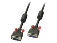 LINDY VGA Kabel M / F, schwarz 15m HD15 M / F (mit Schrauben), DDC-Fähig (36398)