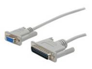 STARTECH.COM 3m gekreuztes DB9 auf DB25 Seriell Nullmodemkabel - Bu / St - 9 polig Nullmodem Kabel (SCNM925FM)