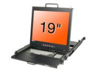 LINDY 50,05cm 19Zoll LCD KVM Terminal PRO FR 50,05cm 19Zoll 1HE Dual Rail drawer (21622)