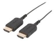 EDNET HDMI High Speed Anschlusskabel Typ A HighFlex St / St 2.0m m / Ethernet 4K Ultra gold sw (84458)