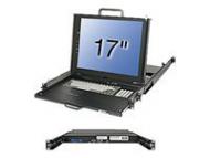 LINDY 44,78cm 17Zoll LCD KVM Terminal PRO US 50,05cm 19Zoll 1HE Dual Rail drawer (21617)