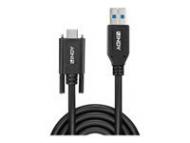 LINDY 1m USB 3.1 Typ A an C Kabel (41879)