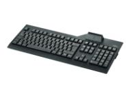 FUJITSU KB SCR2 ES schwarz SmartCard Tastatur in Schwarz spanisch mit Klasse 2 Leser. Ohne Security Siegel (S26381-K538-L480)