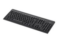 FUJITSU KB410 Tastatur USB Schwarz deutsches und US Layout auf 105 Tasten 1,8m USB Leitung (S26381-K511-L422)