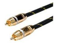 ROLINE GOLD Cinch-Verbindungskabel simplex Stecker  /  Stecker weiss 2,5m Retail Blister (11.88.4232)