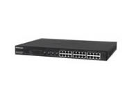INTELLINET 24-Port Gigabit Ethernet PoE+ Web-Managed Switch mit 4 SFP Kombo-Ports (560900)