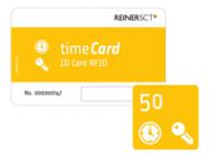 REINERSCT timeCard RFID Chipkarten 50 DES 50 Stk Chipkarten-Mitarbeiterausweise ohne Mitarbeiterlizenzen (2749600-379)
