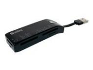 SANDBERG Pocket Card Reader USB 2.0 SD SDHC MS MMC T-Flash Micro SD M2 (133-68)