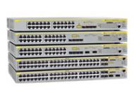 ALLIED 24 Port PoE+ Gigabit Advanged Layer 3 Switch mit 4 unbestueckten SFP Ports und 2 unbestueckten SFP+ Ports ohne Power-Supply (AT-X610-24TS / X-POE+)