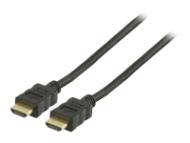 VALUELINE HDMI Kabel Ethernet 2m schwarz high speed 3D 4K stecker (VGVP34000B20)