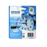 EPSON Tinte für EPSON WorkFor WF-3620DWF, Multipack XL Inhalt: 3 x 10,4 ml, cyan, magenta, gelb Kapazität: ca. 3.300 Seiten (je Farbe ca. 1.100 Seiten) (alt: C13T27154010  /  neu: C13T27154012) WorkFor WF-3620DWF / 3620WF / 3640DTWF / 7110DTW / 7610DWF /  7620DTWF