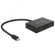 Delock splitter mini-displayport auf 2x hdmi out 4k (87696)