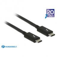 Delock thunderbolt 3 (20 gb / s) usb-c kabel stecker stecker passiv 1,5m 5a schwarz (84846)