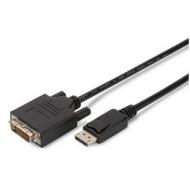 ASSMANN Adapterkabel DisplayPort 1.2 DVI-D 24+1 M/M digital Full HD Dual Link 5m (AK-340301-050-S)