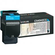 Lexmark toner cyan         c54x / x54x ca. 2.000 s. (c540h2cg)