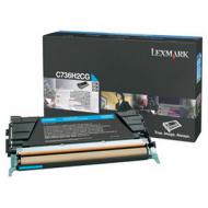 Lexmark toner cyan         c736 / x736 x738 ca. 10.000 s. (c736h2cg)