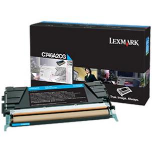 Lexmark toner cyan   C746A2CG