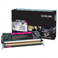 Lexmark toner magenta rück. für x746 /  x748   ca. 7.000 s. (x746a1mg)