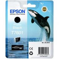 EPSON T7601 Tinte foto schwarz hohe Kapazität 25,9ml 1er-Pack (C13T76014010)