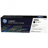 HP 305X Original Toner schwarz hohe Kapazitt 2x 4.000 Seiten 2er-Pack (CE410XD)