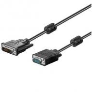 Kabel dvi-a->vga s / s  1,0m      12+5 dvi-a 12+5->15pol.hd (50989)